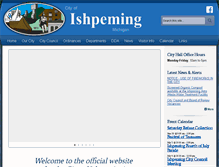 Tablet Screenshot of ishpemingcity.org